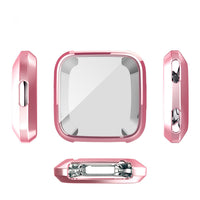 4Pcs Watch Screen Protectors Watch Screen Covers Compatible with Fitbit Versa