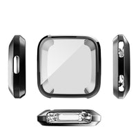 4Pcs Watch Screen Protectors Watch Screen Covers Compatible with Fitbit Versa