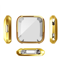 4Pcs Watch Screen Protectors Watch Screen Covers Compatible with Fitbit Versa
