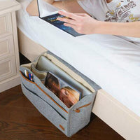 Felt Bedside Storage Bag Bed Organizer Practical Sofa Storage Organizer Multi-pockets Hanging Bag