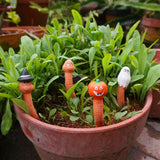 5Pcs or 10Pcs Clay Plant Watering Reminders Garden Flower Plant Pot Decor