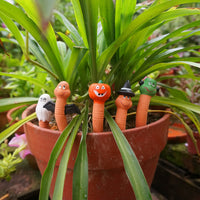 5Pcs or 10Pcs Clay Plant Watering Reminders Garden Flower Plant Pot Decor