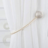 1 Pairs of Clips Magnetic Ball Home Holdbacks Curtain Tiebacks Tie Backs Buckle