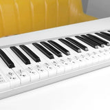 2 Sets Removable Piano Keyboard Stickers For 61/88 KEY