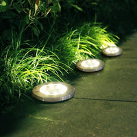 6 X 8 LED Solar Power Lights Garden Ground Outdoor Lamps for Yard Fences Walkway Lawn