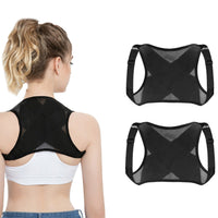 Expandable Back Posture Support Flexible Shoulder Back Brace Belt Back Correct Belt