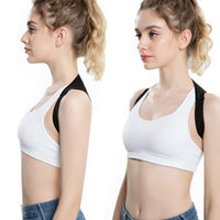 Expandable Back Posture Support Flexible Shoulder Back Brace Belt Back Correct Belt