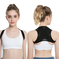 Expandable Back Posture Support Flexible Shoulder Back Brace Belt Back Correct Belt