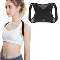Expandable Back Posture Support Flexible Shoulder Back Brace Belt Back Correct Belt