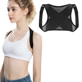 Expandable Back Posture Support Flexible Shoulder Back Brace Belt Back Correct Belt
