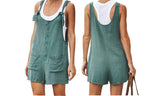 Tie Strap Slant Pocket Jumpsuit