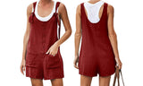 Tie Strap Slant Pocket Jumpsuit