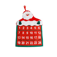 Non-woven Hanging Christmas Advent Charm Calendar Bag-Smiley Jewelry