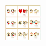 Non-woven Hanging Christmas Advent Charm Calendar Bag-Smiley Jewelry