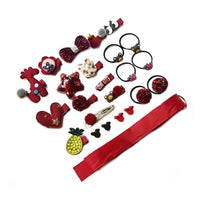 24pcs Girls Hairpins Sets Girl Hair Clips Hair Bands Set Cute Cartoon Hair Styling Accessories for Girls
