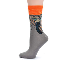 5 Pairs of Art Painting Socks Novelty Artist Series Starry Night Men Women Famous Socks