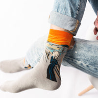 5 Pairs of Art Painting Socks Novelty Artist Series Starry Night Men Women Famous Socks