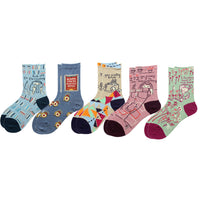 Women's Funny Novelty Socks Pattern Socks Casual Cute Socks