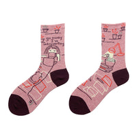 Women's Funny Novelty Socks Pattern Socks Casual Cute Socks