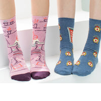 Women's Funny Novelty Socks Pattern Socks Casual Cute Socks