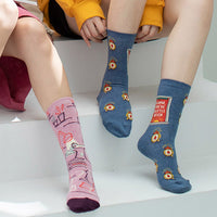 Women's Funny Novelty Socks Pattern Socks Casual Cute Socks