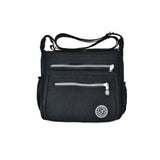 Womens Crossbody Water Resistant Nylon Shoulder Bag