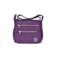 Womens Crossbody Water Resistant Nylon Shoulder Bag