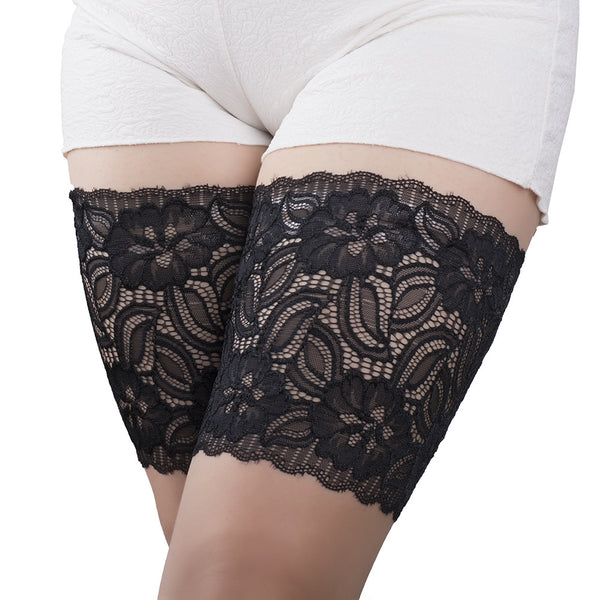 2Pairs Anti-Chafing Tight Bands Thigh Lace Leg Covers