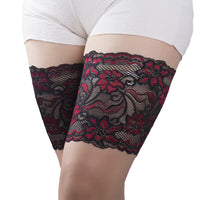 2Pairs Anti-Chafing Tight Bands Thigh Lace Leg Covers