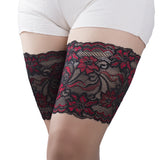 2Pairs Anti-Chafing Tight Bands Thigh Lace Leg Covers