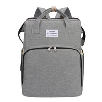 Foldable Mommy Backpack with Bed Diaper Bag Multifunctional Baby Crib Backpack Nappy Mummy Bag