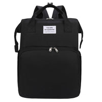 Foldable Mommy Backpack with Bed Diaper Bag Multifunctional Baby Crib Backpack Nappy Mummy Bag