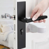 Child Handles Door Lever Lock Adhesive Proof Doors Safety Tools