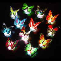 3D Butterfly LED Wall Stickers Pasted Night Light DIY Art Decor