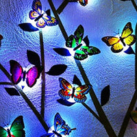 3D Butterfly LED Wall Stickers Pasted Night Light DIY Art Decor