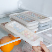 4pcs Round Ice Cube Tray with Lids Ice Cube Maker Tray Mold