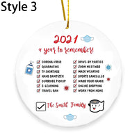 4pcs Christmas Tree Ceramic Ornaments Christmas Tree Decoration Christmas Pendant