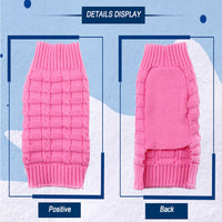 Pet Dog Sweater Winter Warm Knitted Dog Clothes