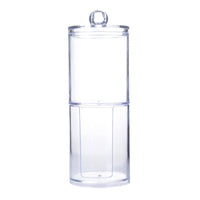 2 in 1 Swab Cotton Round Pads Holder Dispenser Makeup Organizer