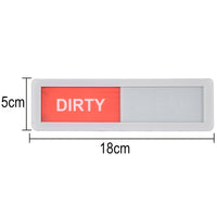 Self-Adhesive Dishwasher Clean Dirty Sign With Magnetic Backing