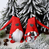Christmas Faceless Doll Ornament Decoration Male or Female Christmas Doll Ornament Cute Home Table Decoration Christmas Doll Pendant