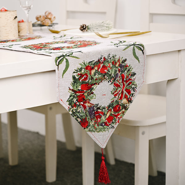 180cm Cloth Christmas Table Runner