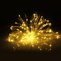 5M/10M Music Control LED String Lights with Remote Controller Battery Powered String Light Home Decoration Light