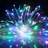 5M/10M Music Control LED String Lights with Remote Controller Battery Powered String Light Home Decoration Light