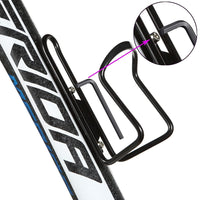 Bicycle Sports Cycling Aluminum Alloy Water Bottle Holder Drink Rack Black