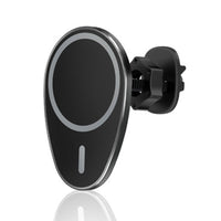 MagSafe Fast Wireless Car Charger for iPhone 12/12Pro/12Pro Max/12Mini Magnetic Car Phone Holder Fast Charging Mount Air Vent Phone Stand Black
