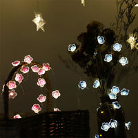 LED Flower Shaped Fairy String Light Indoor Outdoor Decor