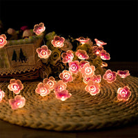 LED Flower Shaped Fairy String Light Indoor Outdoor Decor