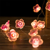 LED Flower Shaped Fairy String Light Indoor Outdoor Decor