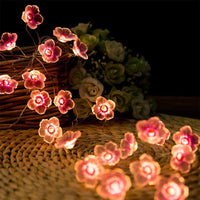 LED Flower Shaped Fairy String Light Indoor Outdoor Decor